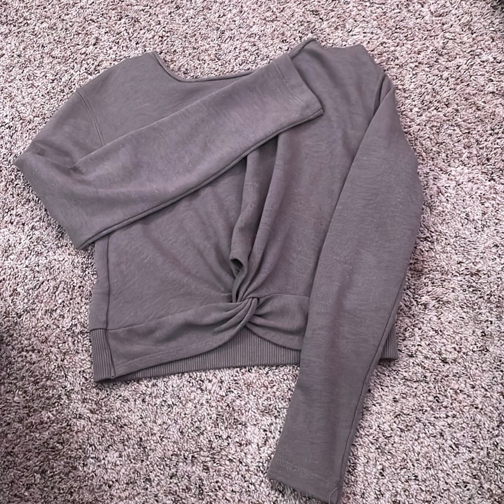 Cropped crewneck - Picture 1 of 1